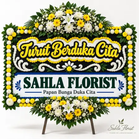 Papan Bunga Duka Modern Cikande